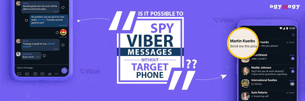 Mensajes espía de Viber sin teléfono objetivo