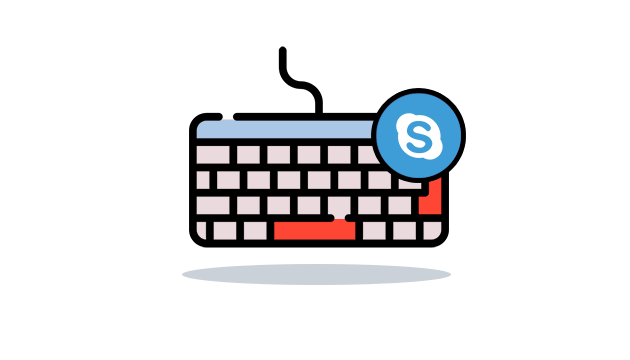 MAC de teclado de Skype