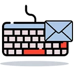 Email keystroke